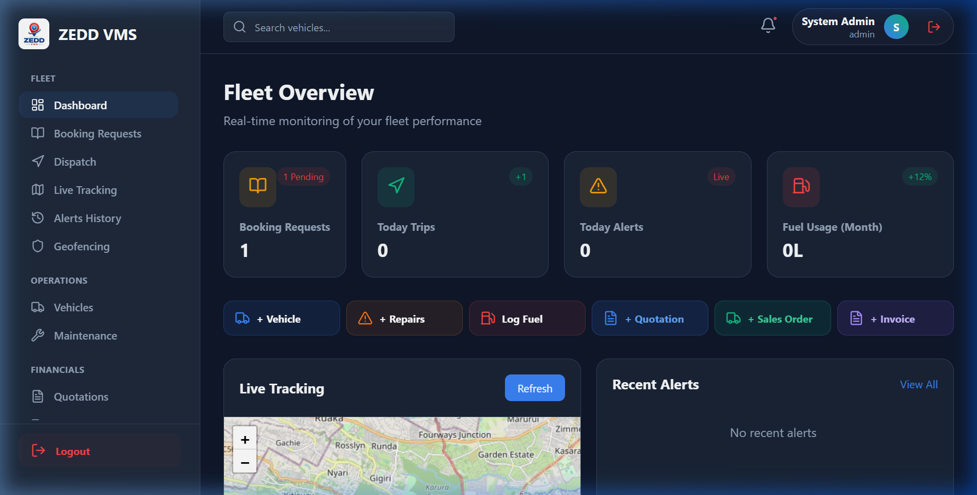 ZEDD VMS Business Intelligence & Fleet Reports